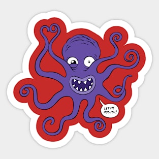 Hugtopus Sticker